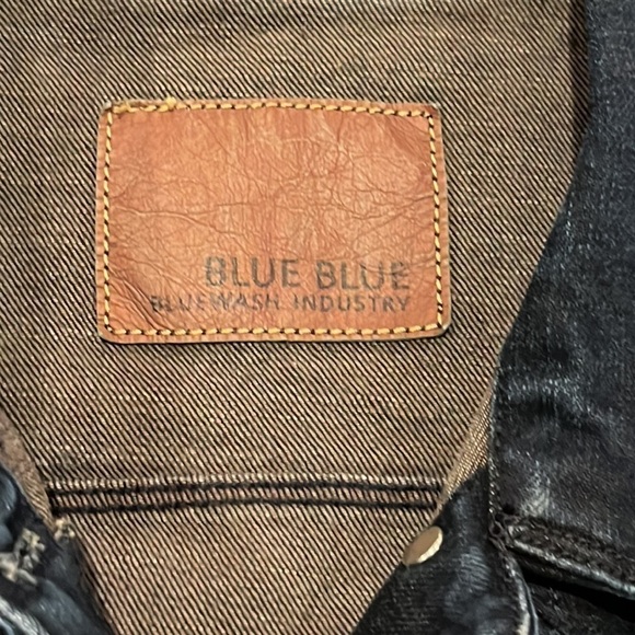 Blue Blue Bluewash Industry Denim Jacket Size S - Picture 9 of 16